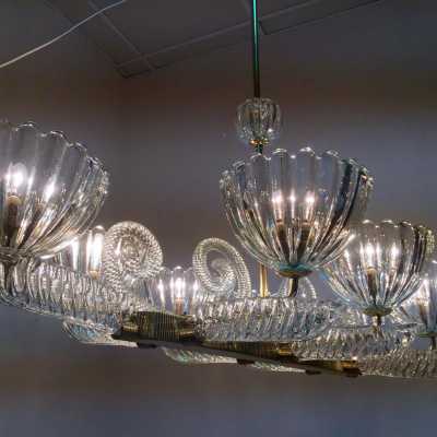 Grand lustre Barovier et Toso