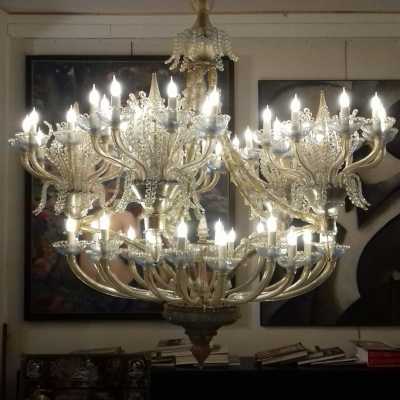 Lustre de 60 lumières, Murano, 1927