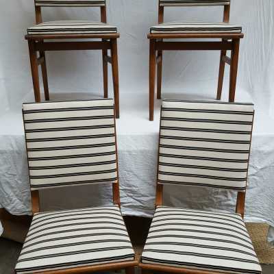 Set de 4 chaises années 50