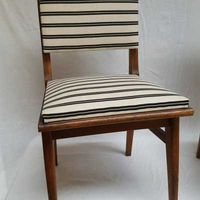 Set de 4 chaises années 50