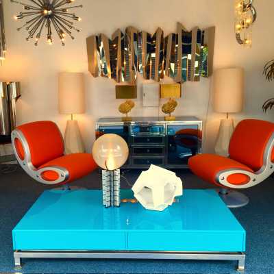 Table basse Guy Lefevre 1970