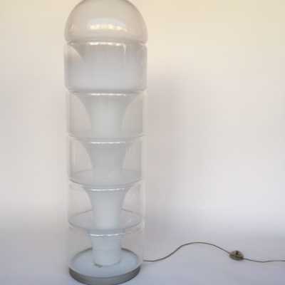 Floor Lamp Murano Glass by Carlo Nason for Mazzega, 1970s, Italy