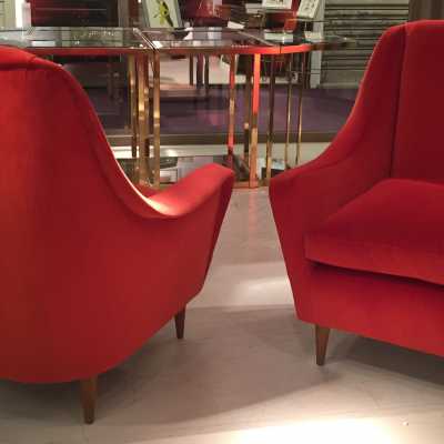 paire de fauteuils Italie ca 50