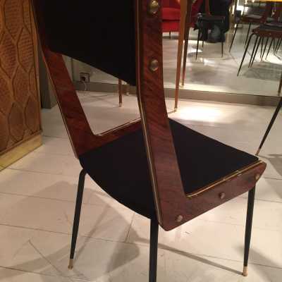 série de 6 chaises Gianfranco Frattini Italie ca 60