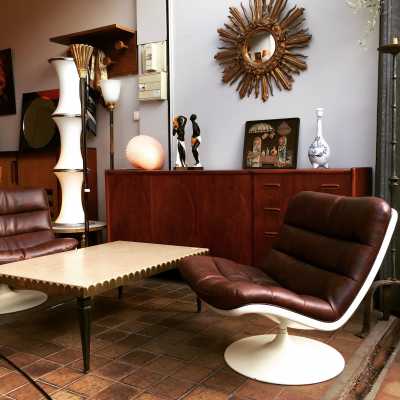 Paire de chauffeuses de Geoffrey Harcourt pour Artifort